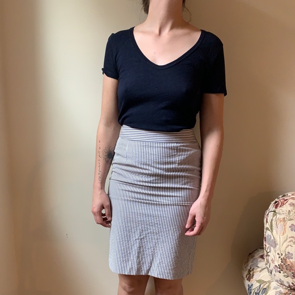 J. Crew | Tops | Jcrew Navy Scoop Neck 